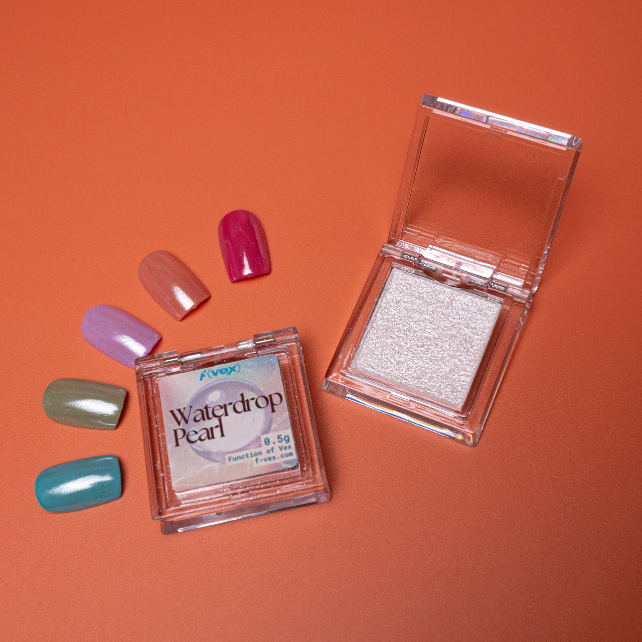 Pearl Solid Chrome Pigment Singles Waterdrop Pearl Chrome Palette