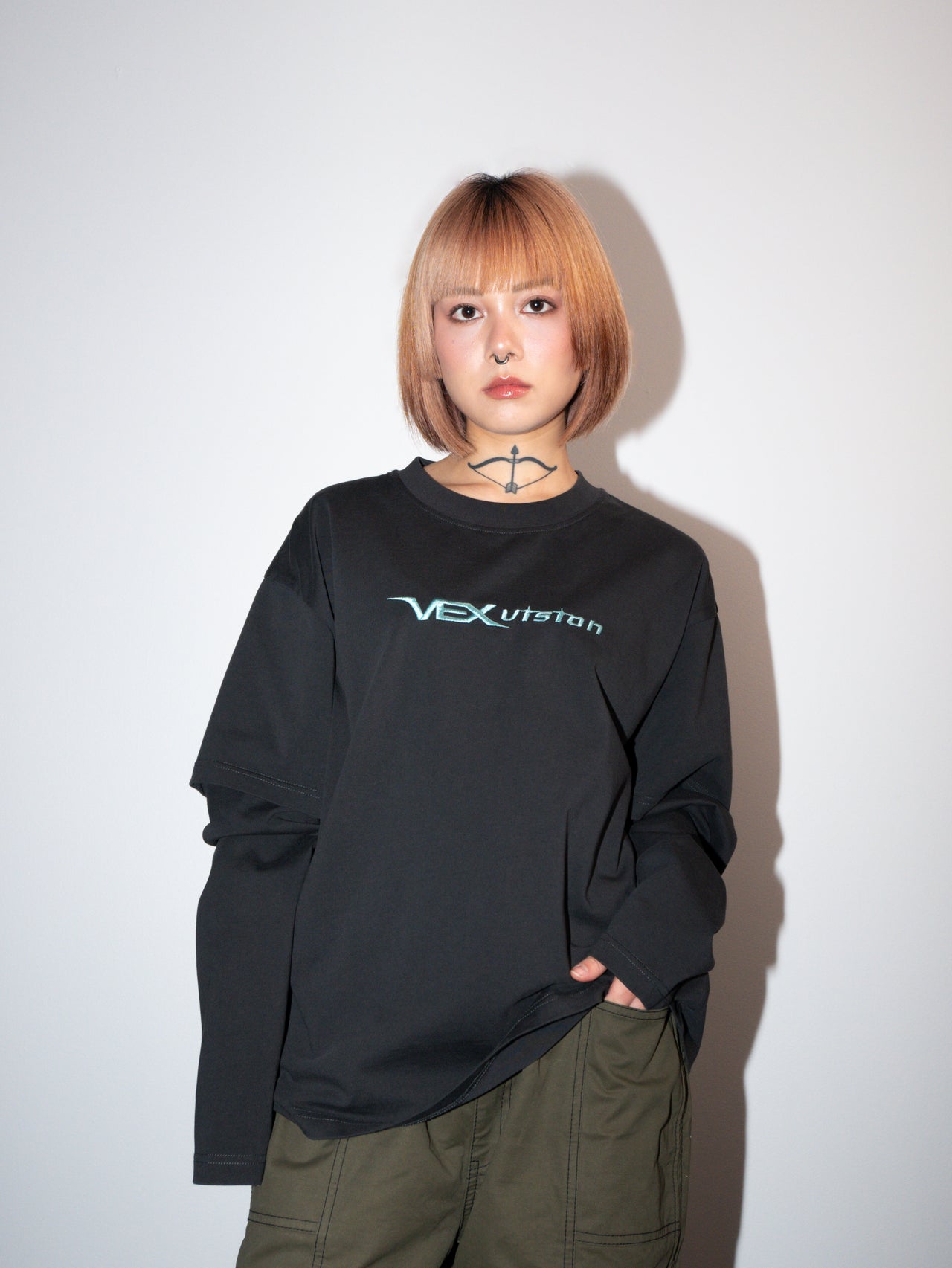 Vex Vision Skate Tee // Vintage Black