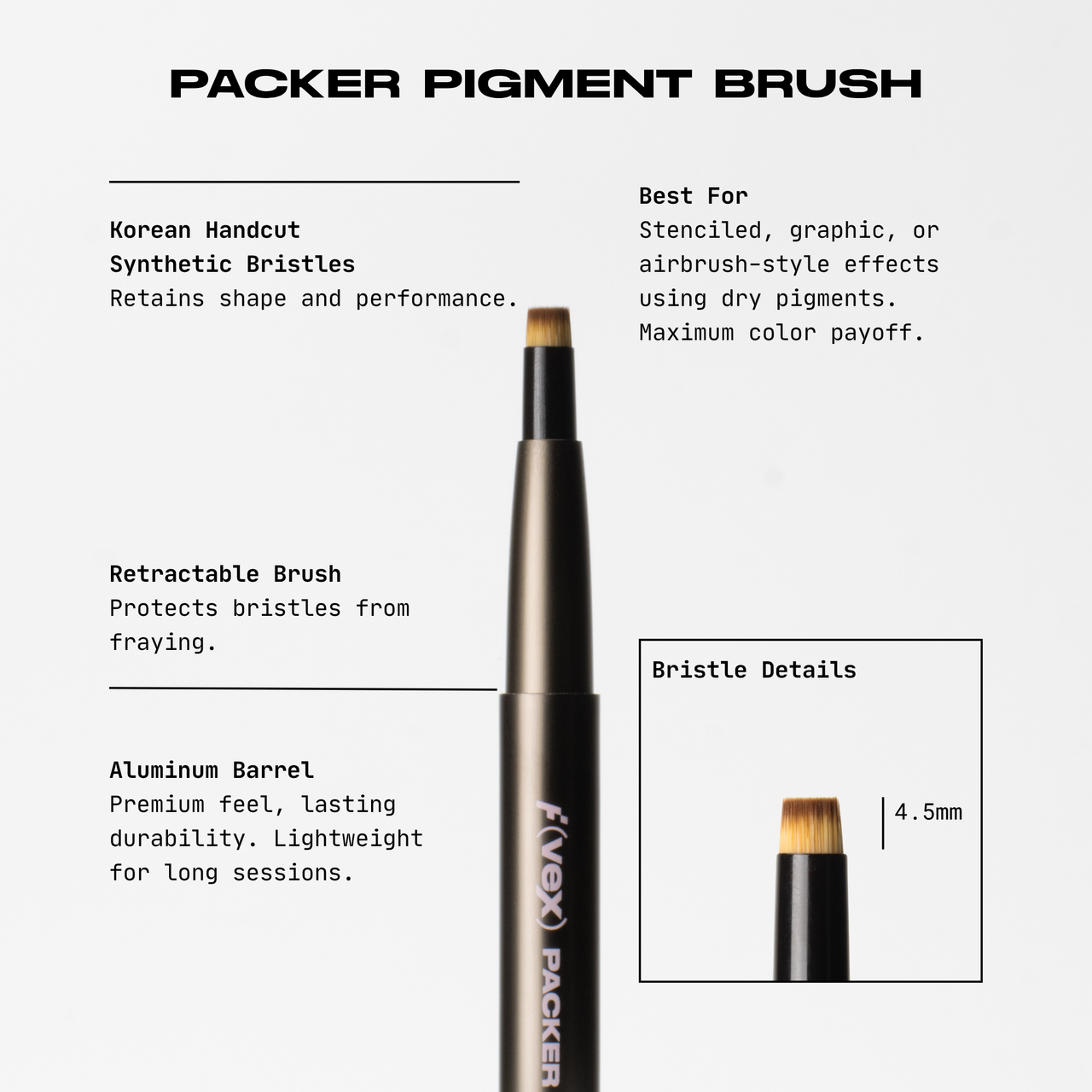 Retractable Brush — Packer Pigment Brush