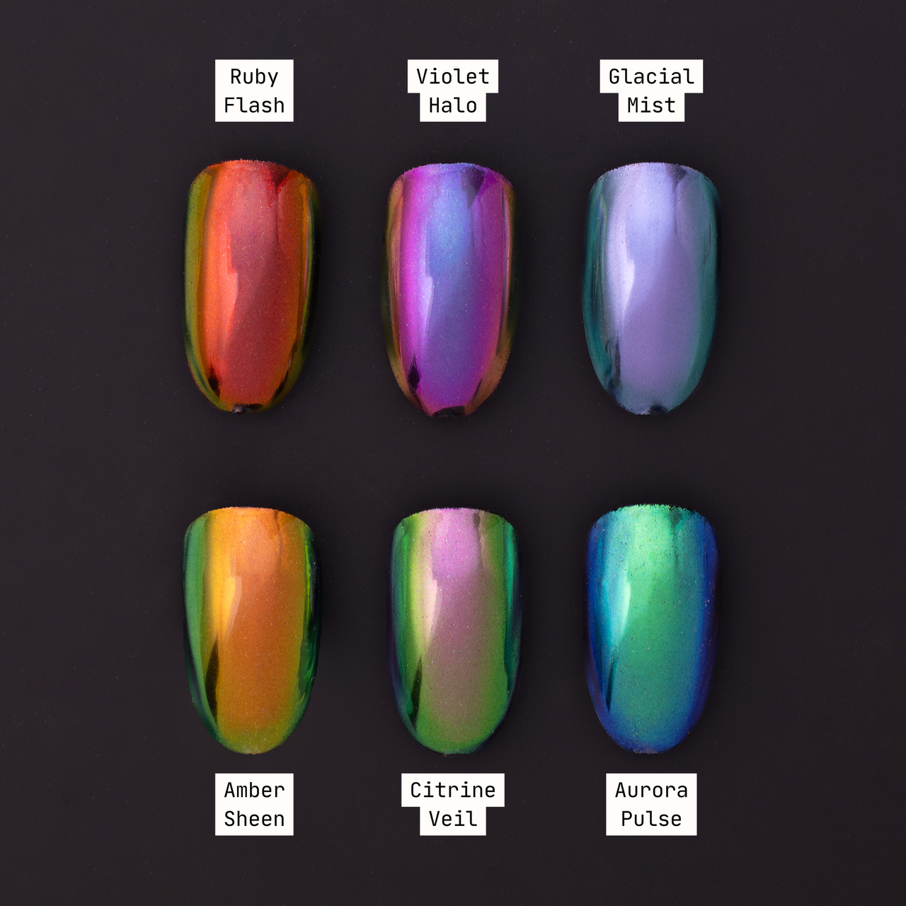 Pressed Chrome // Lightbound Refill Pan Complete Collection