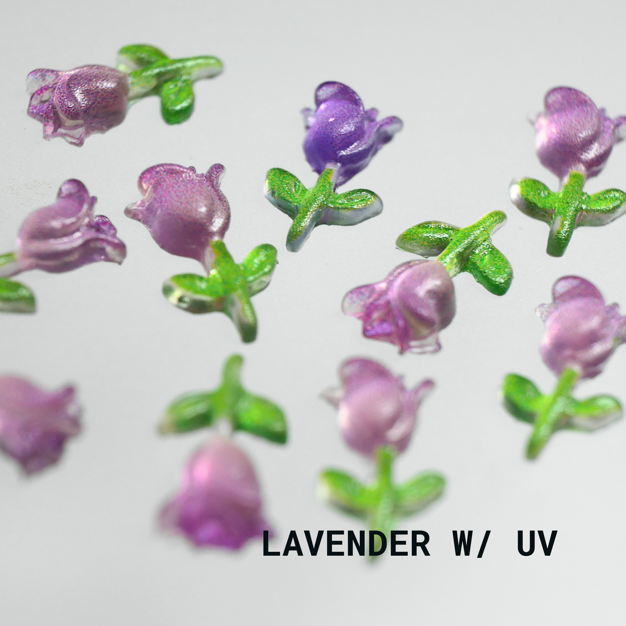 UV Changing Tulips Charms Lavender