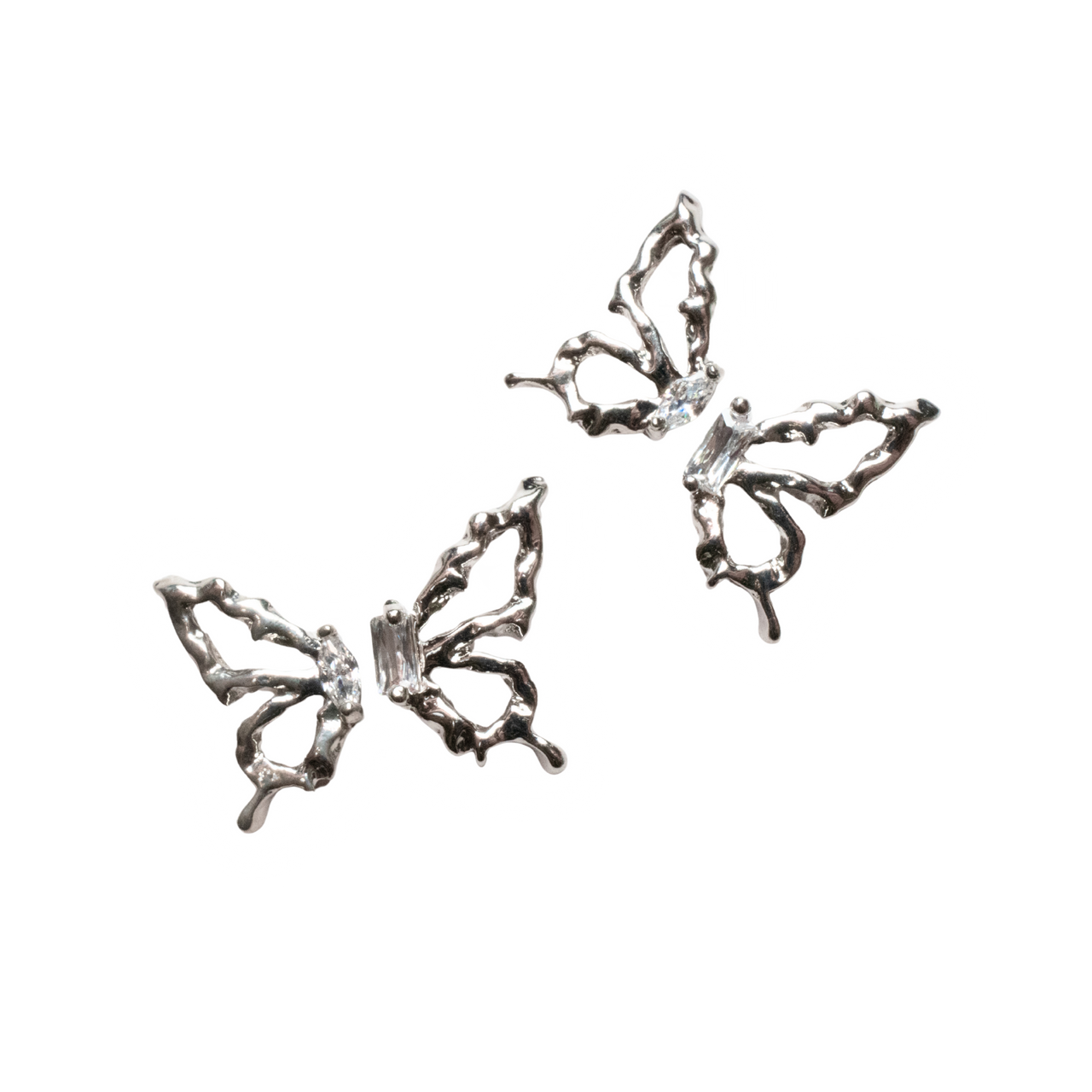 Split Butterfly Wing Charms